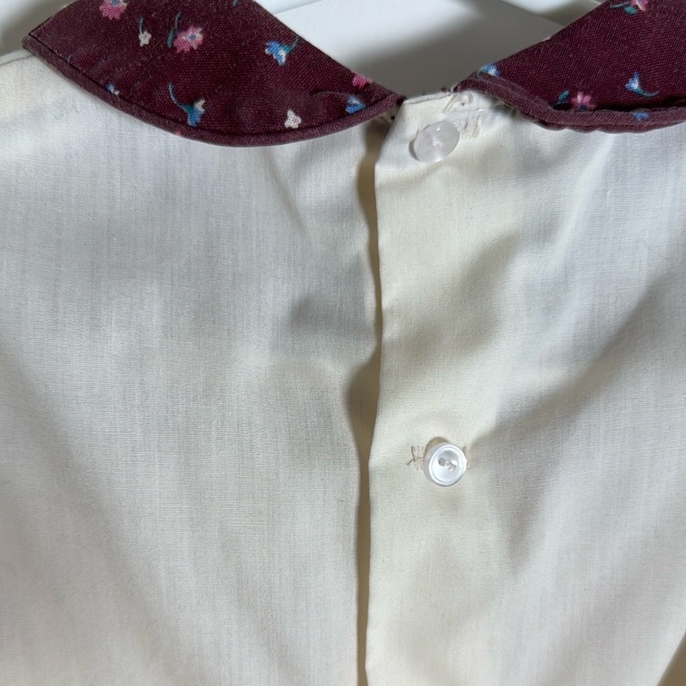 Vintage Polly Flinders Hand Smocked Dress Size 24m/2T/3T - Picture 8 of 14
